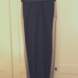 Sies Marjan Bexley Mohair Pinstripe Cropped Pants - Size 4